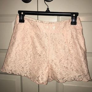 ASOS Scalloped Lace Shorts